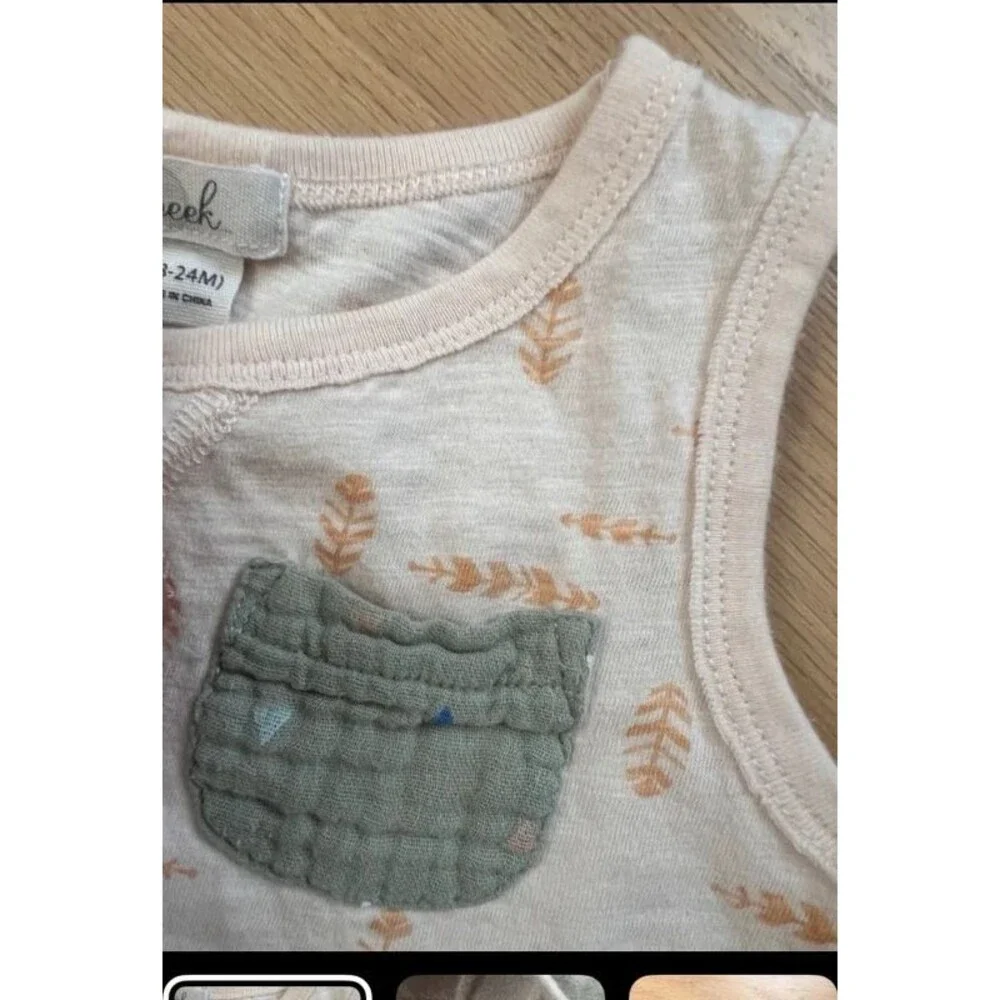 Quincy Mae Baby Peek Set Outfit 18-24 Month Unisex